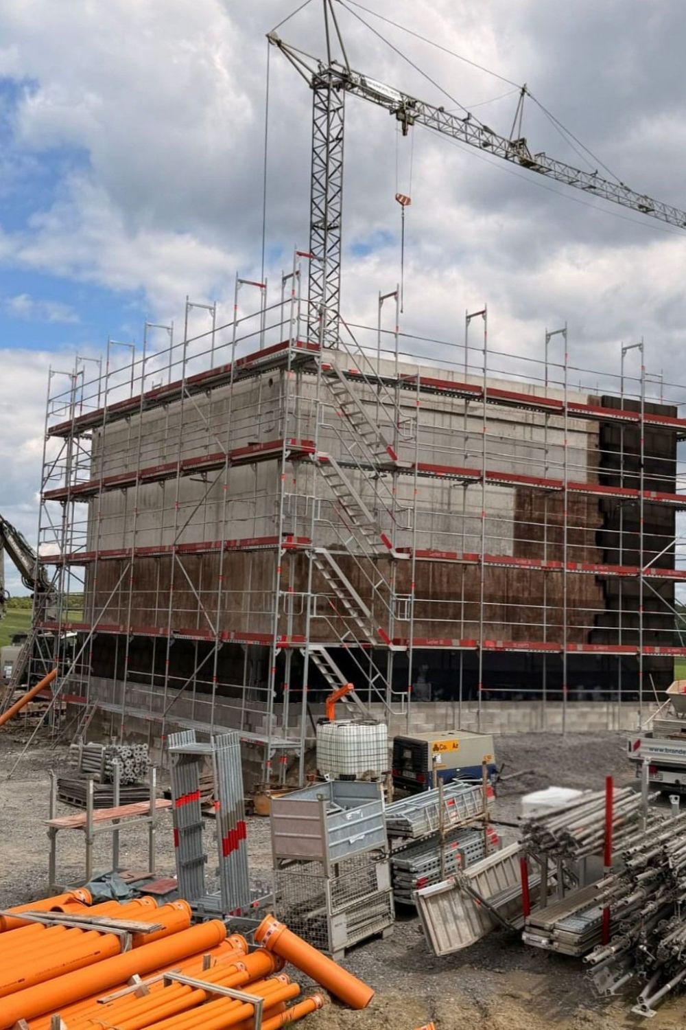Baustelle Fachbereich Hochbehälter
